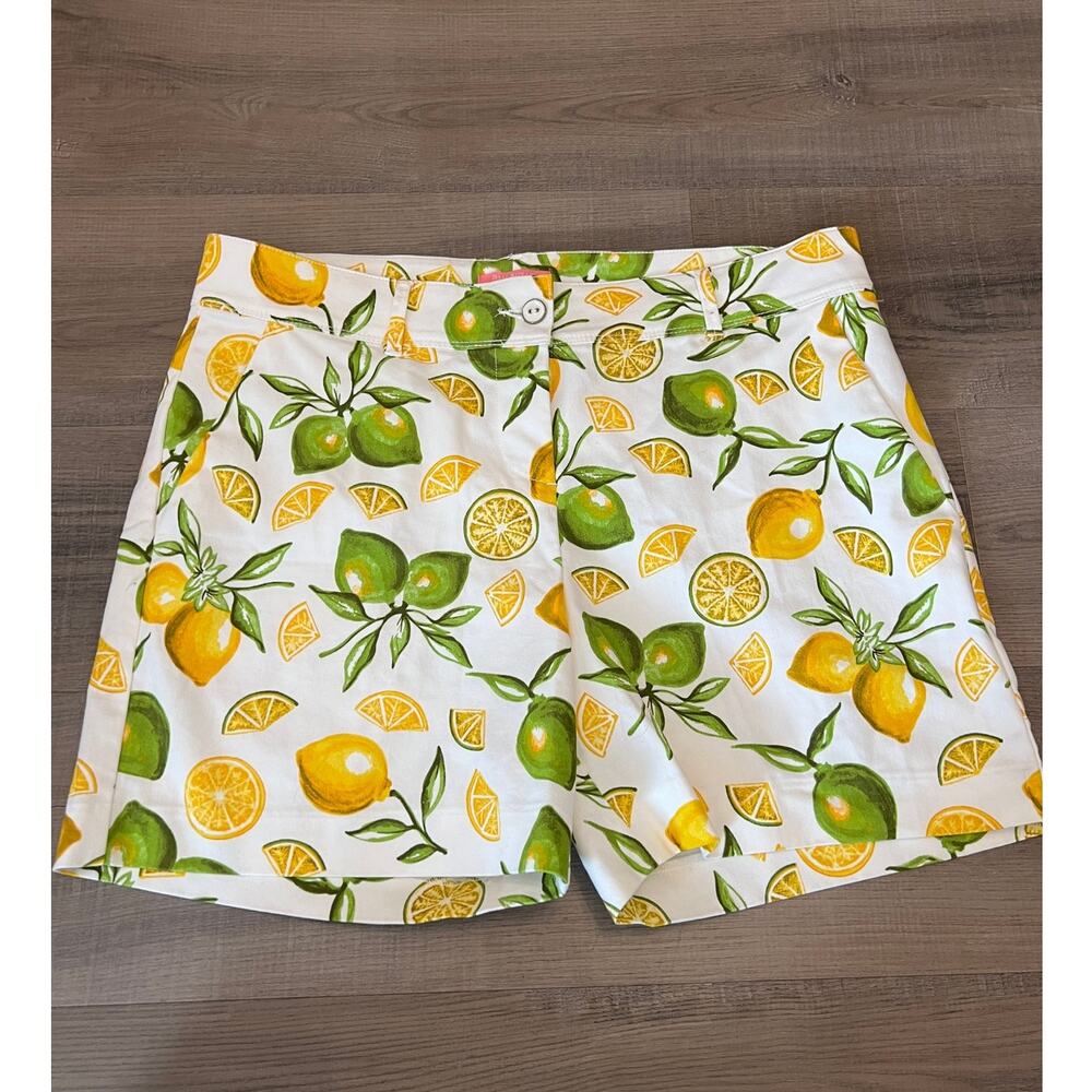 Isaac Mizrahi Fruit Lemon Lime Shorts